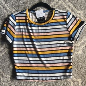 Striped Crop Top